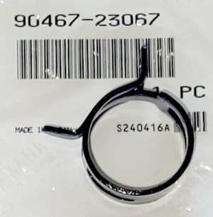 YAMAHA YFZ450, YFZ450X, YFZ450R RADIATOR HOSE CLAMP 2004-2026, 90467-23067