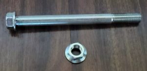 SUZUKI 250 QUAD RACER LT250R 12mm REAR SHORT AXLE CARRIER MOUNTING BOLT & NUT