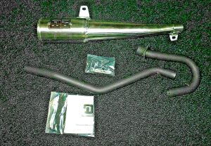 HONDA TRX250X TRX300EX TRX 250X 300EX DG RCM FULL EXHAUST SYSTEM 87-09, ALUMINUM SILENCER, MUFFLER
