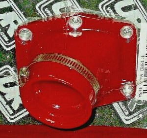 HONDA ATC250R TRX250R 250R RED OVERSIZE CARBURETOR REED CAGE INTAKE BOOT 85-89