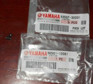 YAMAHA YZ490, YZ 490 KICK START LEVER PEDAL REBUILD, REPAIR KIT,1982,BALL,SPRING