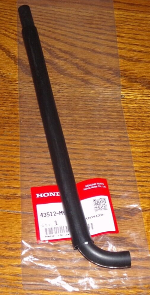 HONDA XR650, XR650L REAR BRAKE MASTER CYLINDER RESERVOIR HOSE 43512-MY6-670