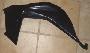 KAWASAKI KFX450R KFX450 FENDER LEFT SIDE BLACK PANEL 14091-0555-839, 08-14