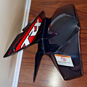 HONDA TRX250EX TRX 250EX 250X TRX250X OEM BLACK RIGHT FRONT FENDER 2006-2026, 61150-HS1-A10ZB