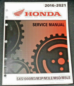 HONDA PIONEER 1000, SXS1000 REPAIR, SHOP, SERVICE MANUAL, BOOK, 2016-2021