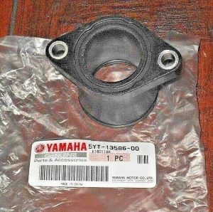 YAMAHA RAPTOR 350 CARBURETOR INTAKE BOOT, PIPE, FLANGE 04-13,  5YT-13586-00-00