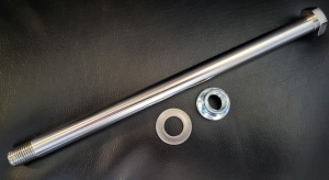 SUZUKI 250 QUADRACER 500 QUADZILLA SWINGARM STEEL PIVOT BOLT, NUT & WASHER 85-92