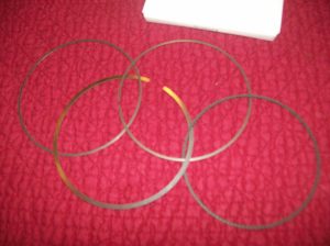KAWASAKI KFX450, KFX450R KX450F KXF450 WISECO 96mm REPACEMENT RINGS
