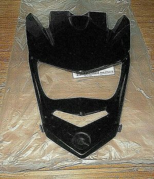 YAMAHA RAPTOR 125 FRONT FENDER BLACK NOSE HOOD, COVER 2011-2013 HEADLIGHT SHROUD