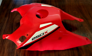 HONDA TRX250EX TRX 250EX TRX250X 250X RED FRONT FENDER GAS TANK COVER 06-25