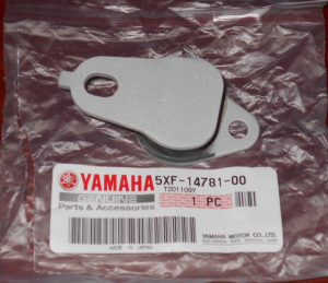 YAMAHA EXHAUST PIPE HANGER ALUMINUM MOUNT, HEADPIPE HANGER YZ250, YZ250X5XF-14781-01