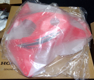 HONDA TRX 400EX 400X NITRO RED FRONT FENDER 83550-HN1-A70ZB, 2008-2014