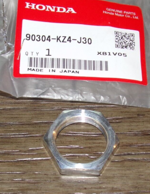HONDA TOP STEERING BRIDGE TRIPLE TREE NUT CR125, CR250, CRF250R, CRF250X, CRF250RX, 90304-KZ4-J30