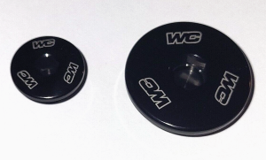 ATC 200X, 250SX, 250ES BIG RED, 350X MAGNETO STATOR COVER TIMING PLUGS BLACK