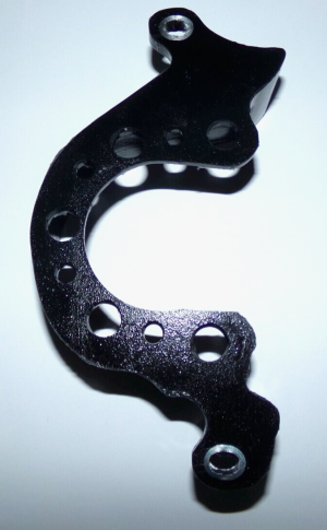 HONDA TRX300EX TRX300X TRX 300EX ENGINE CASE SAVER, PROTECTOR, BLACK CHAIN GUIDE