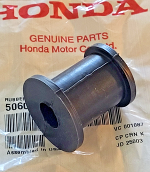 HONDA 250 RECON, TRX 400, 450 FOREMAN, EXHAUST MUFFLER MOUNTING RUBBER BUSHING