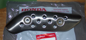 HONDA TRX400EX, TRX400X TRX 400EX,400X EXHAUST HEAD PIPE HEAT SHIELD METALLIC