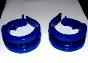 HONDA ATC250R ATC 250R RUBBER FRAME STRAP, GAS TANK SETTING, CUSHIONS 85-86 BLUE