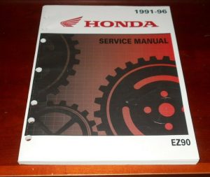 HONDA EZ90, EZ 90 CUB 2 STROKE SERVICE REPAIR SHOP MANUAL BOOK 61GZ405