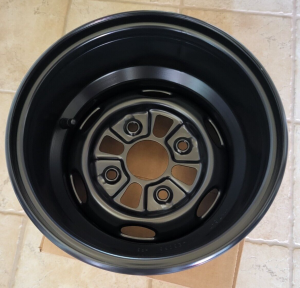 HONDA TRX 420 RANCHER FE, FM, TE, TM BLACK REAR STEEL 11" WHEEL, RIM 2014-2024