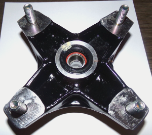 HONDA BLACK FRONT WHEEL HUB, BEARINGS & SEALS TRX250EX, TRX250X TRX 250EX,250X