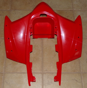 KAWASAKI KFX450R KFX450 RED REAR FENDERS 2008-2014, 35023-0113-6B, FENDER