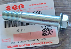 SUZUKI RM125, RM250, RMX250, DR250, DR350 SHOCK MOUNTING BOLT 62311-28E00