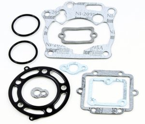 KAWASAKI KX125 KX 125 ENGINE TOP END GASKET KIT 95-97, HEAD, BASE, REED, EXHAUST