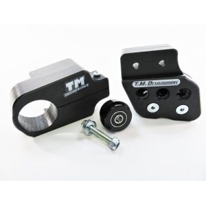 YAMAHA BANSHEE 350 BLACK SWINGARM CHAIN GUARD,BUFFER SLIDE, REAR GUIDE & ROLLERS