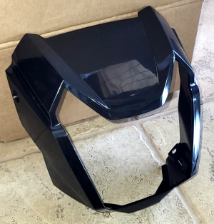HONDA FOREMAN RUBICON TRX 500 HEADLIGHT COVER, HOUSING, BLACK 53205-HR6-660ZD