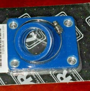 YAMAHA BLASTER 200 CARBURETOR REED CAGE BLUE RUBBER INTAKE BOOT, STOCK CARB