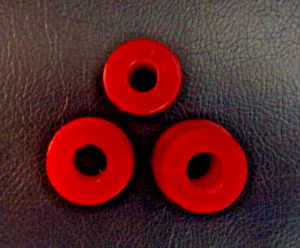 HONDA ATC 250R AIR BOX FRAME MOUNTING GROMMETS, DAMPERS 3 PIECE KIT 1983-1984