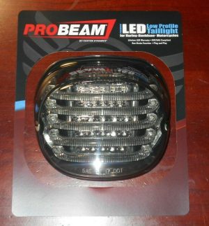 HARLEY-DAVIDSON LOW PROFILE L.E.D. SMOKE TAILLIGHT, REAR LITE