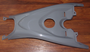YAMAHA RAPTOR 700 LIGHT GREY FRONT FENDER GAS TANK COVER 13-26, 1PE-F171A-A0-00