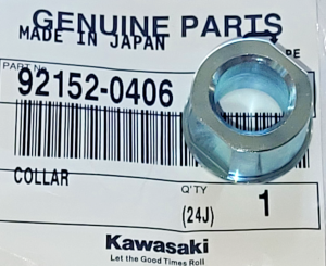 KASWASAKI REAR BRAKE CALIPER MOUNTING PLATE STAY BUSHING, KFX450, KFX450R 08-14