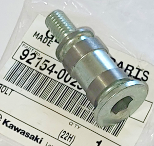 KASWASAKI REAR BRAKE PEDAL PIVOT BOLT, KFX450R, KFX450, KFX 450 ATV 92154-0025