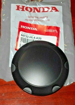 HONDA WHEEL, RIM BLACK PLASTIC CENTER CAP PIONEER 1000, 44732-HL4-A20