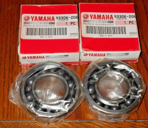 YAMAHA YZ250F, WR250F, WR250R, WR250X OEM ORIGINAL ENGINE CRANK SHAFT BEARINGS