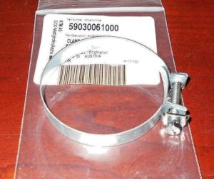 KTM 530 540 640 660 CARBURETOR CYLINDER HEAD INTAKE BOOT CLAMP 59030061000
