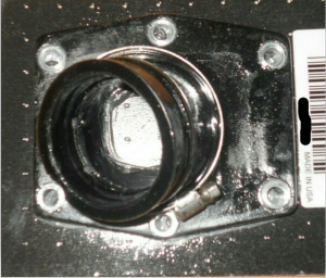 HONDA CR250, CR250R BLACK CARBURETOR REED CAGE INTAKE BOOT 97-01, REPLACES 16221-KZ3-J10