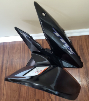 HONDA TRX450R, TRX450ER TRX 450R 450ER, CHAOS BLACK RIGHT FRONT FENDER 06-14