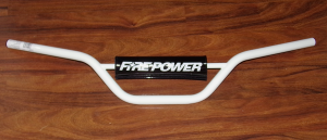 SUZUKI QUAD RACER 250, 500 QUADZILLA,LT250R,LT500R,OZARK WHITE HANDLEBARS,BARS