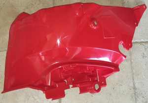 HONDA RINCON 650, 680, PATRIOT RED RIGHT REAR FENDER, SPLASH GUARD 2003-2023