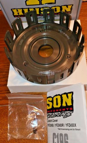 YAMAHA YFZ450, YFZ450R, RAPTOR 700 HINSON RACING BILLET CLUTCH BASKET H313