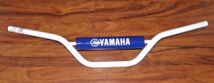 BLASTER, BANSHEE, WARRIOR, YFZ450, BREEZE, TRI-Z 250 WHITE HANDLEBARS, YAMAHA PAD