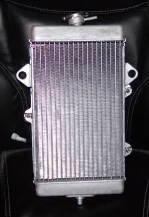 YAMAHA YFM 700 RAPTOR ENGINE COOLING RADIATOR & FAN ASSEMBLY 13-26, 1PE-E2460-02