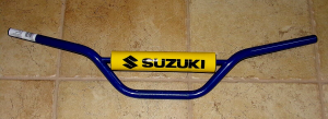SUZUKI 250 QUAD RACER LT250R, 500 QUADZILLA LT500R BLUE HANDLEBARS, SUZUKI PAD