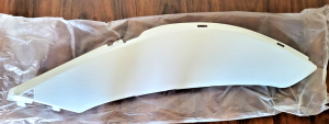 YAMAHA YFZ450R, YFZ450X WHITE RIGHT SIDE PANEL, TANK COVER 18P-21721, 09-13