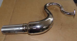 SUZUKI LT80, KAWASAKI KFX80 DG PERFORMANCE CHROME EXHAUST PIPE, SYSTEM COMPLETE