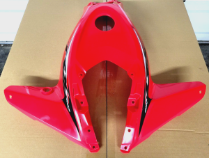 HONDA TRX400X TRX400EX 400EX RED FRONT FENDER GAS TANK COVER 83550-HN1-900ZA